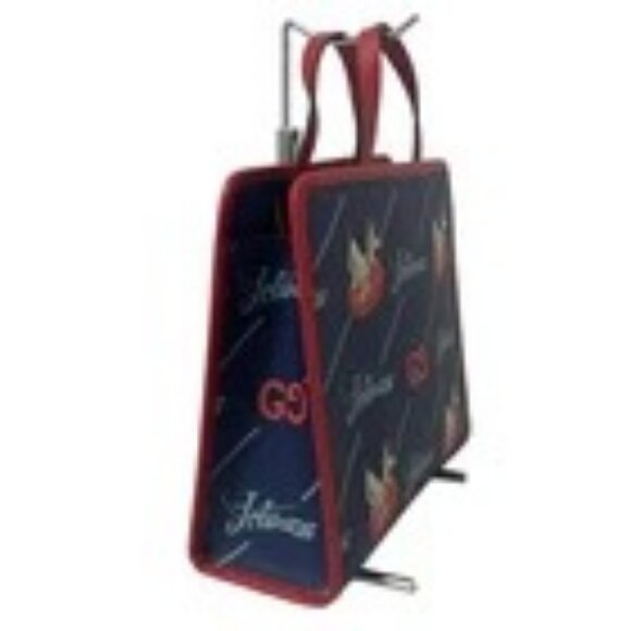 Auth GUCCI Children's Jetson Tote Bag 605614 Navy Red Multi PVC Leather - - Picture 3 of 8